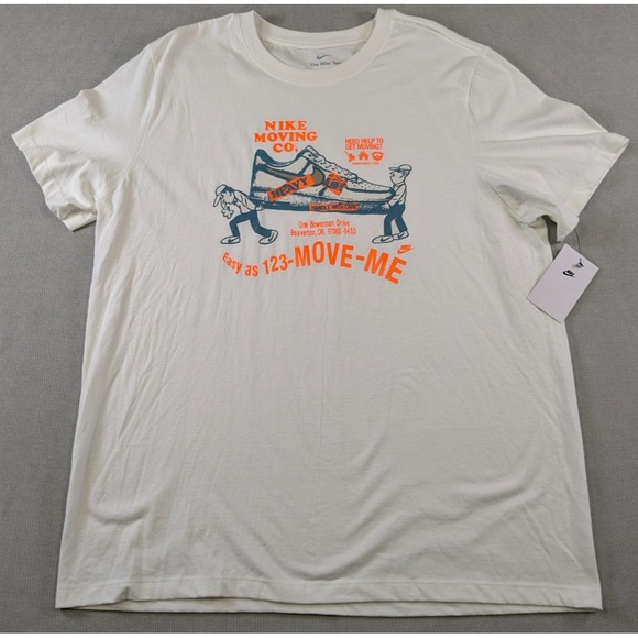 Nike Other - Nike Sportswear Shirt Mens XL White Sneakers Running Activewear New Graphic Tee